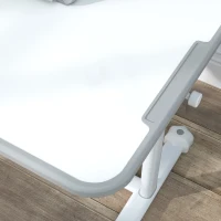 AIYAPLAY Juego de Escritorio y Silla para Niños de +3 Años Altura Ajustable con Tablero Inclinable 80x55x107,5 cm Gris(m-9)