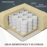 HOMCOM Sillón Relax Reclinable Eléctrico Levanta Personas con Mando a Distancia y Bolsillos Laterales Sillón Elevador Gris(m-5)