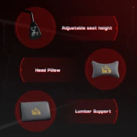 HOMCOM Sedia da Gaming Ergonomica con Braccioli Regolabili, 76x72x132 cm, Grigia(m-4)