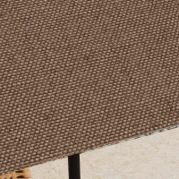 Outsunny Ersatzdach für Gartenpavillon, Polyester, 2,98 x 2,95 m, Kaffee(m-7)