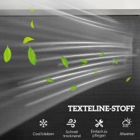 Schommelbank 3-zits tuinbank bank parkbank metaal 151 x 75 x 85 cm(m-6)