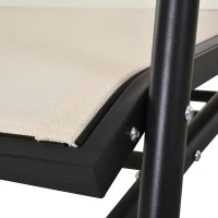 Outsunny schommelbank 120 cm x 70 cm x 88 cm(m-13)