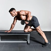 SPORTNOW Kit de Pesas Ajustables 7/13/18/24 kg con Porta Mancuernas y Empuñadura Antideslizante, 37x18x18 cm, Negro(m-4)