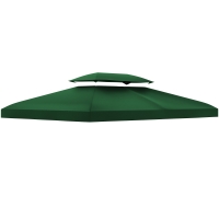 Gazebo Replacement Canopy 4L x 3Wm Green