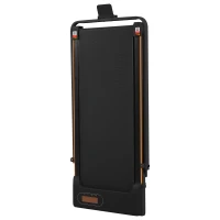 Folding Treadmill with Adjustable Incline, LED Display & Remote Control, Space-Saving Treadmill for Living Room, 121L x 54.5W x 9.5H cm, Black(m-13)