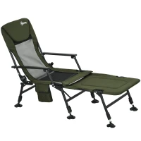 Outsunny Scaun de Pescuit Rabatabil – Ideal pentru Camping sau Excursii(m-1)