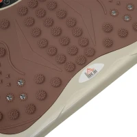HOMCOM Trilplaat vibratietrainer vibratieapparaat afstandsbediening LED-display(m-8)