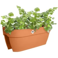 ELHO Balconniere Vibia Campana Flower Bridge 60 - Marron - L 26 x W 59 x H 22 cm - Balcon/Extérieur - 100% recyclé(m-2)