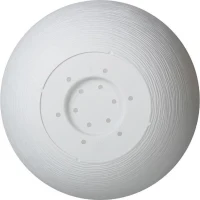 EDA Pot de fleur Rond GRAPHIT UP - 14,9 L - Ø 40 cm x H 16,5 cm - Blanc cérusé(m-2)