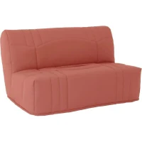 Banquette BZ DREAM - Tissu 100% Coton terracotta - Couchage 140x190 cm(m-3)