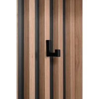 Vestiaire 1 porte 80x37x189,6 cm décor chene - MEDAN(m-5)