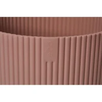 ELHO Pot de fleurs Rond VIBES - Ø29,5 x H27,2 cm - Plastique - Bleu Foncé(m-5)