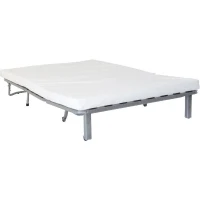 Banquette BZ DREAM - Tissu 100% Coton rouge - Couchage 140x190 cm - Classique - Moelleux(m-4)