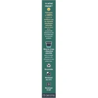 DEROMA Pot de fleurs Vaso Save R - 48 x h43,1 cm - 58L - Gris foncé(m-4)