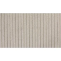 Canapé d'angle convertible réversible NIRVANA 4 a 5 places - Tissu velours côtelé perle - Coffre de rangement - L247 x P 183 x H 87(m-6)