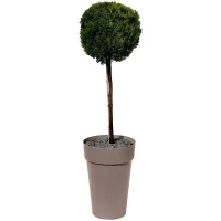 Vase haut Rond Ø 46 cm - EDA - Toscane - Ø 46 x H. 65 cm - 67 L - Taupe(m-3)