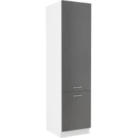 Colonne cuisine PREGO - Décor Gris Graphit - L 50 x P 57 x H 200 cm(m-1)