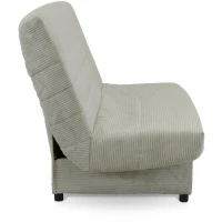 Clic-clac - BEIJA  - 3 places - Velours côtelé beige - 130 x 190 x13 cm(m-4)