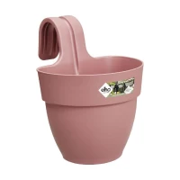 ELHO Pot de fleurs/Balconniere Vibia Campana Easy Hanger Small - Balcon extérieur - L 24.1 x W 20.5 x H 26.5 cm - Rose Poussiere(m-1)