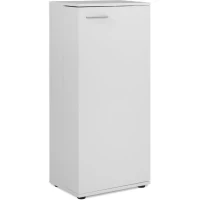 Meuble a chaussures - Finori - Satos - Blanc - 12 Paires - 100 x 110 x 34 cm(m-6)