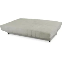 Clic-clac - BEIJA  - 3 places - Velours côtelé beige - 130 x 190 x13 cm(m-5)