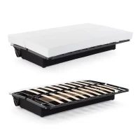 Banquette clic clac 3 places - tissu Bikini bleu - Style contemporain -  L 190 x P 92 cm - DREAM(m-5)