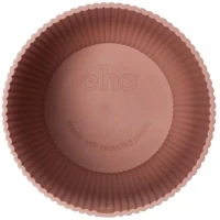 ELHO Pot de fleurs Rond VIBES - Ø29,5 x H27,2 cm - Plastique - Bleu Foncé(m-4)