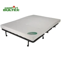 Banquette BZ 3 places BECCI - Tissu noir - Made in France(m-3)