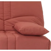 Banquette clic clac 3 places - tissu Terracotta - Style contemporain - L 190 x P 92 cm - DREAM(m-6)