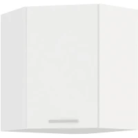 ATLAS Meuble haut d'angle - Décor blanc - L58 x L58 cm(m-1)