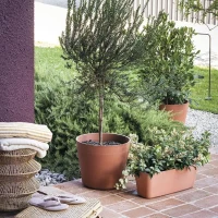 DEROMA Pot de fleurs Origin - 47,7 x 39,6 cm - 45 L - Terre cuite(m-3)