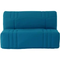 Banquette BZ DREAM - Tissu 100% Coton bleu canard - Couchage 140x190 cm(m-1)
