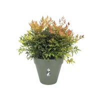ELHO Pot de fleurs Loft Urban - Plastique - Réservoir - Ø48,5x 44,5cm - Vert(m-5)