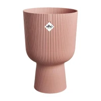 ELHO Pot de fleur Vibes Fold Coupe - Rose - Ø 29.5 x H 45 cm - Intérieur - 100% recyclé(m-2)