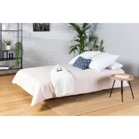 Banquette clic clac 3 places - tissu Bikini bleu - Style contemporain -  L 190 x P 92 cm - DREAM(m-4)