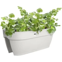 ELHO Balconniere Vibia Campana Flower Bridge 60 - Blanc - L 26 x W 59 x H 22 cm - Balcon/Extérieur - 100% recyclé(m-2)