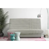 Clic-clac - BEIJA  - 3 places - Velours côtelé beige - 130 x 190 x13 cm(m-2)