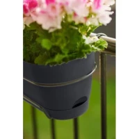 ELHO Balconniere VIBIA CAMPANA ALLIN1 Rectangulaire - 11 l  - Ø 70x26x17,7cm - Plastique - Anthracite(m-5)