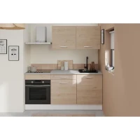 Cuisine complete OSLO - L 180cm - Chene - Plan de travail inclus(m-1)