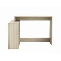 DEMEYERE Bureau d'angle contemporain décor chene Shannon - L 112 cm - NAGANO(m-4)
