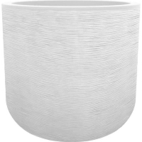 EDA Pot rond GRAPHIT UP - 32,5 L - Ø 38,5 cm x H 36,8 cm - Blanc cérusé