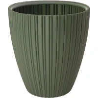 Pot de fleurs - GARDEN ID - Fancy - 40 x 42 cm - Pour jardin, balcons ou intérieurs - Vert tilleul(m-1)