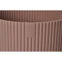 ELHO Pot de fleurs Rond VIBES - Ø25 x H23cm - Plastique - Rose poudré(m-5)