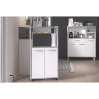 OSLO Desserte de cuisine L 60cm Blanc(m-3)