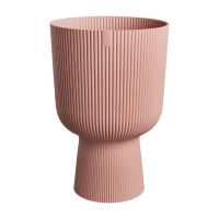 ELHO Pot de fleur Vibes Fold Coupe - Rose - Ø 29.5 x H 45 cm - Intérieur - 100% recyclé(m-1)