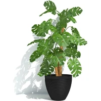 Pot de fleurs - GARDEN ID - Green Care Impact Noir-Anth - 40 x 31 cm - Garanti 10ans - 100% recyclé - Résistant UV/gel(m-4)