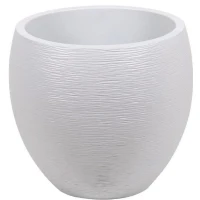 EDA Pot rond GRAPHIT - 46L - Ø50cm x H 45 cm - Blanc cérusé(m-1)