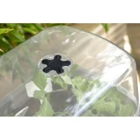 ELHO Noa Potager sur pied - L 79 x W 39 x H 94 cm - culture et récolte - 100% recyclé - Noir(m-5)