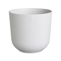 Pot de fleur - Elho - Jazz Rond - Blanc - L 35 x B 34.5 x H 32 cm - Intérieur - 100% recyclé(m-1)