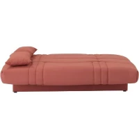 Banquette clic clac 3 places - tissu Terracotta - Style contemporain - L 190 x P 92 cm - DREAM(m-5)